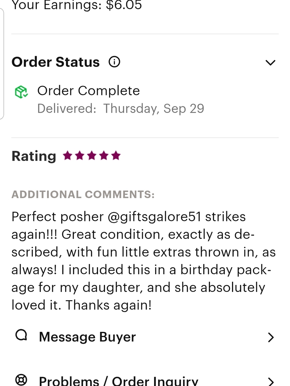 Customer Review Screenshot - White Background